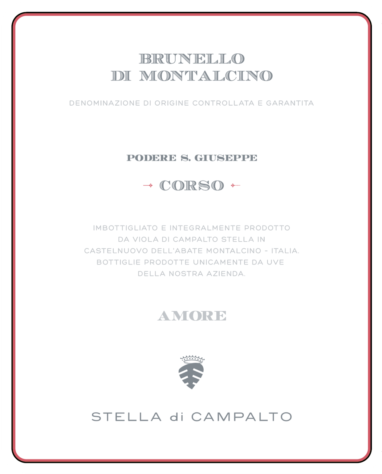 Brunello di Montalcino Corso / Sangiovese