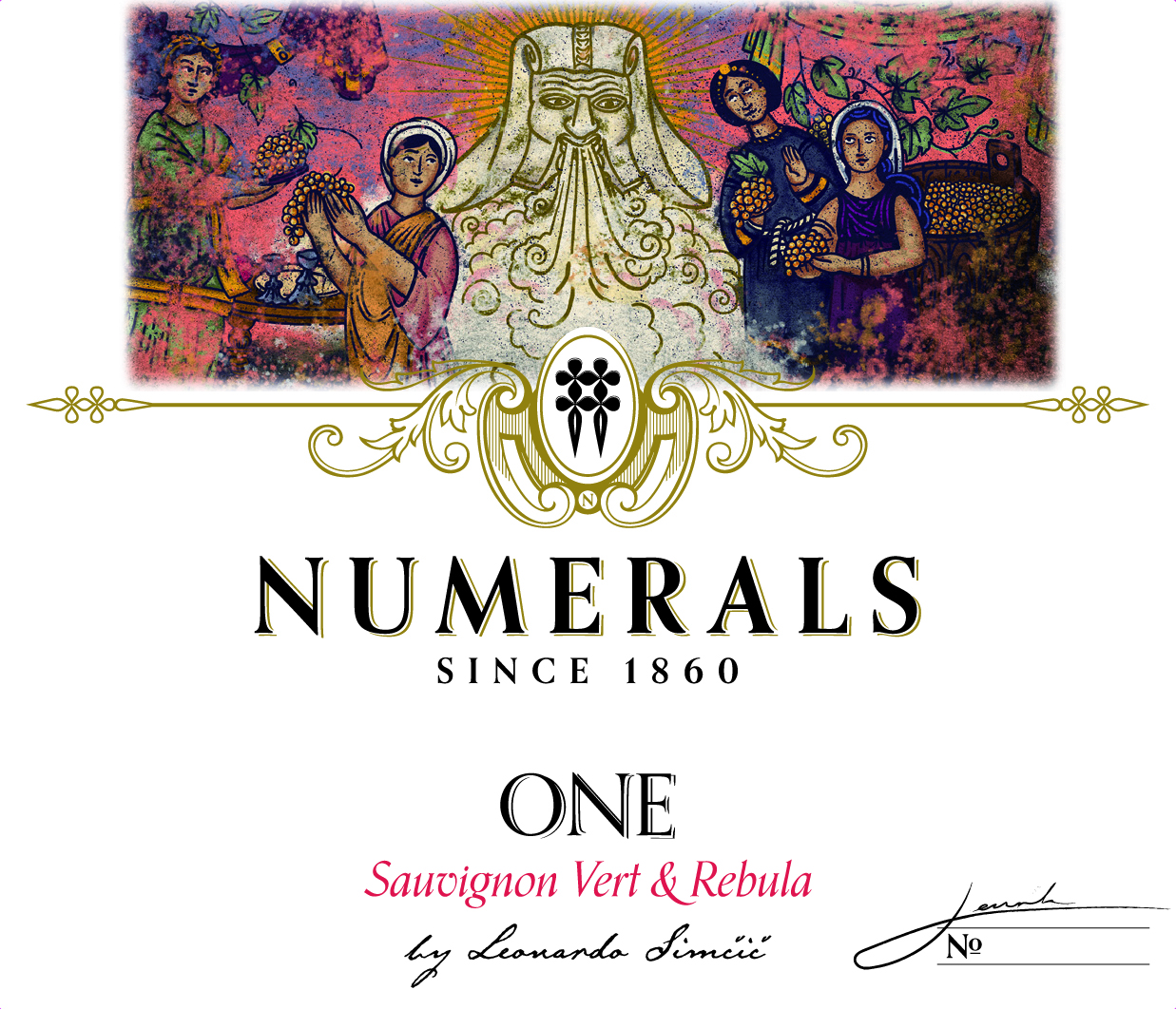 Numerals One by Leonardo Simčič / Sauvignon Vert, Ribolla