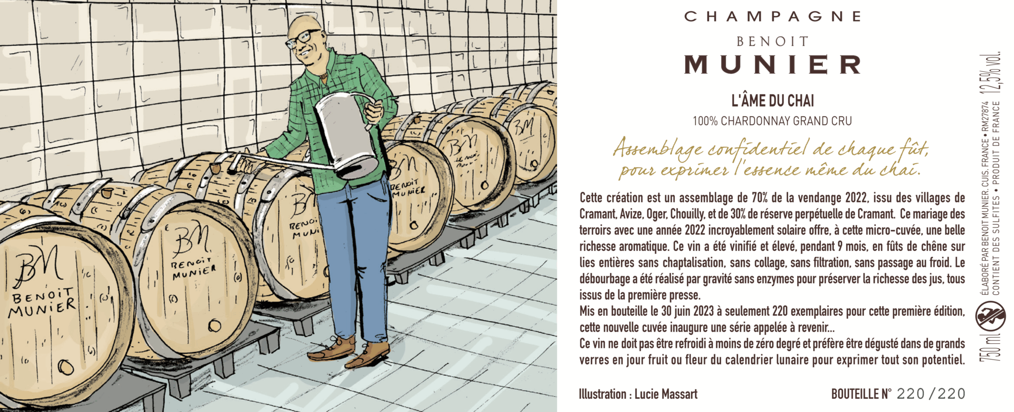 Champagne Grand Cru L’Âme du Chai / Chardonnay