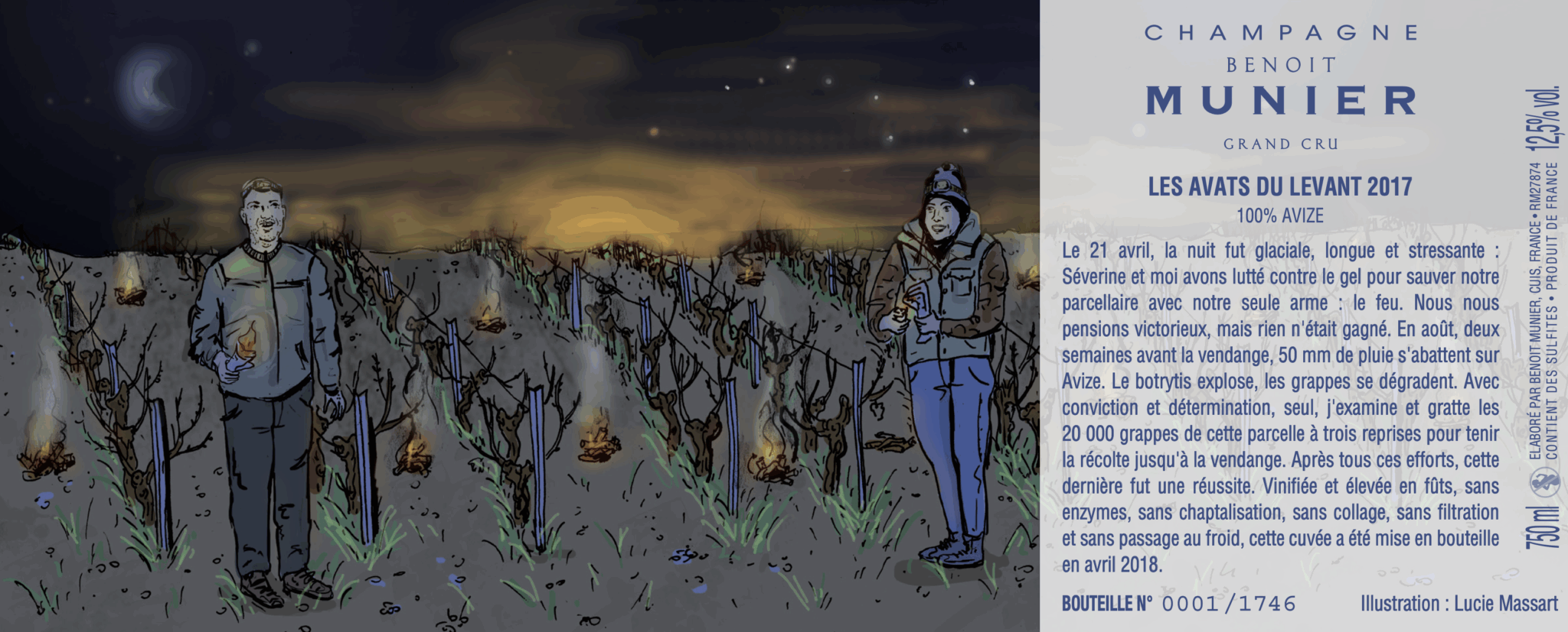 Champagne Grand Cru Les avants du levant